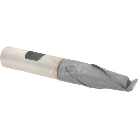 Hertel EF99921292 Square End Mill 1/2'' Dia, 1'' LOC, 1/2'' Shank Dia, 3-1/4'' OAL, 2 Flutes, High Speed Steel