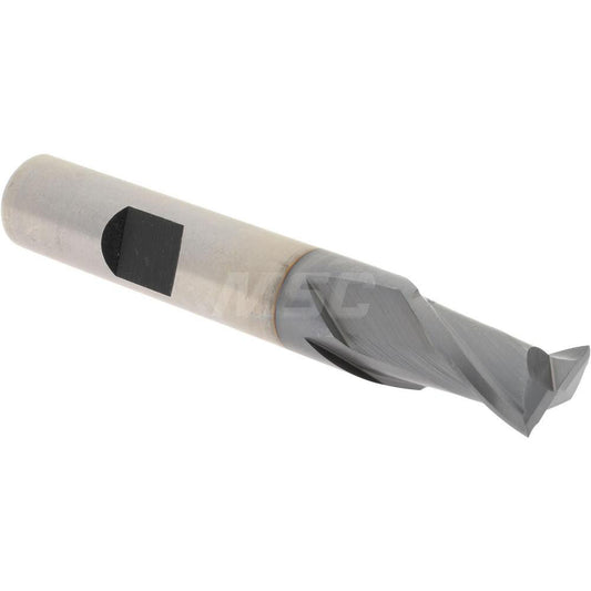 Hertel EF99921278 Square End Mill 3/8'' Dia, 9/16'' LOC, 3/8'' Shank Dia, 2-1/2'' OAL, 2 Flutes, High Speed Steel