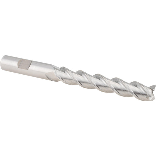 Accupro E999921211 Square End Mill 1/2'' Dia, 3'' LOC, 1/2'' Shank Dia, 5'' OAL, 3 Flutes, Powdered Metal
