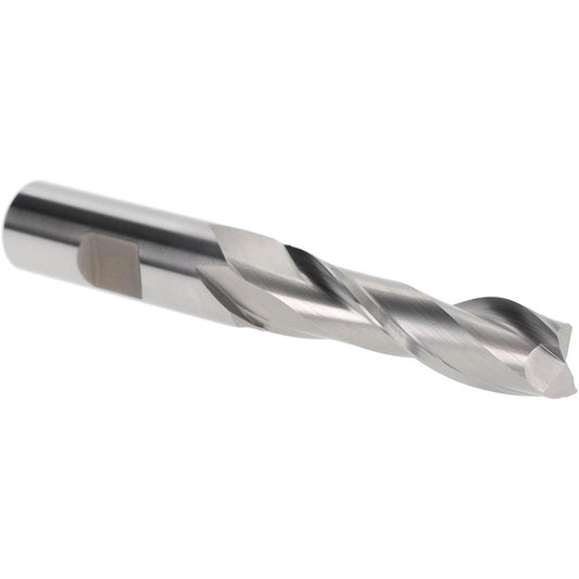 Hertel E199921303 Square End Mill 9/16" Dia, 2" LOC, 2 Flutes, High Speed Steel