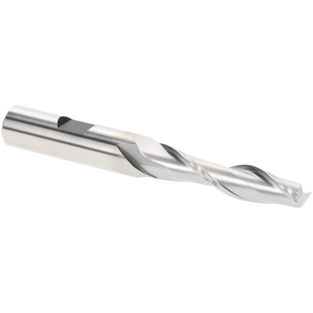 Hertel E199921286 Square End Mill 13/32" Dia, 1-3/4" LOC, 2 Flutes, High Speed Steel