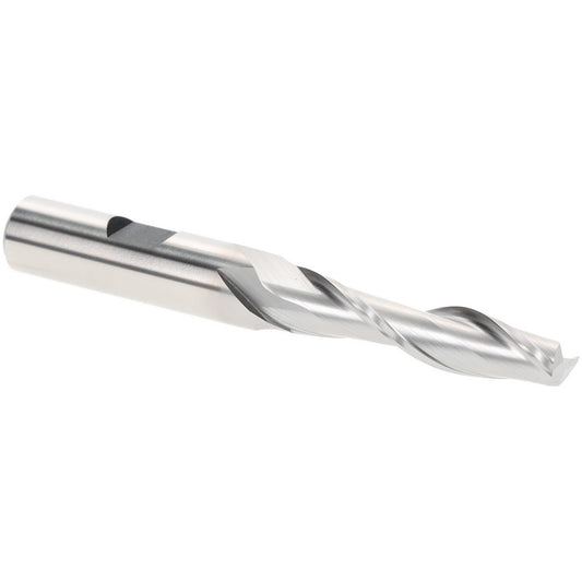 Hertel E199921286 Square End Mill 13/32" Dia, 1-3/4" LOC, 2 Flutes, High Speed Steel
