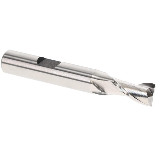 Hertel E199921273 Square End Mill 11/32" Dia, 2 Flutes, 9/16" LOC, High Speed Steel, 30 &deg Helix