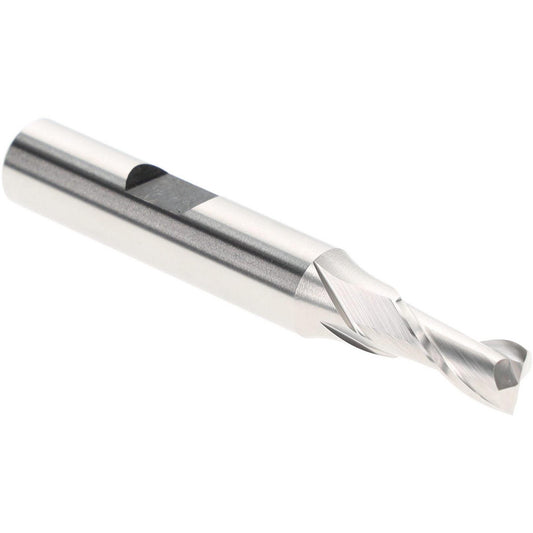 Hertel E199921265 Square End Mill 17/64" Dia, 9/16" LOC, 2 Flutes, High Speed Steel