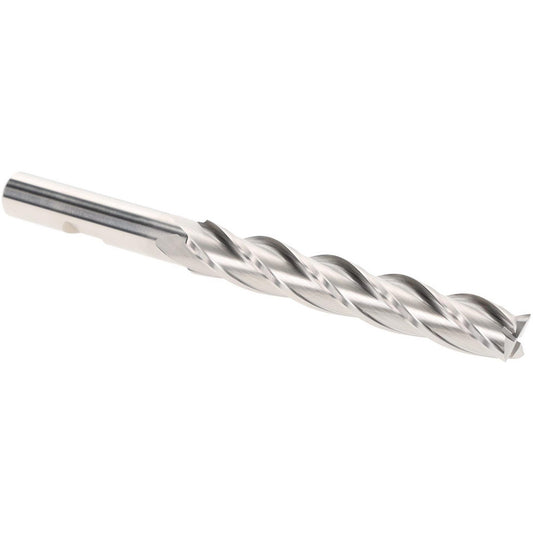 Hertel E299921169 Square End Mill 7/16" Dia, 4 Flutes, 2-3/4" LOC, High Speed Steel, 30 &deg Helix