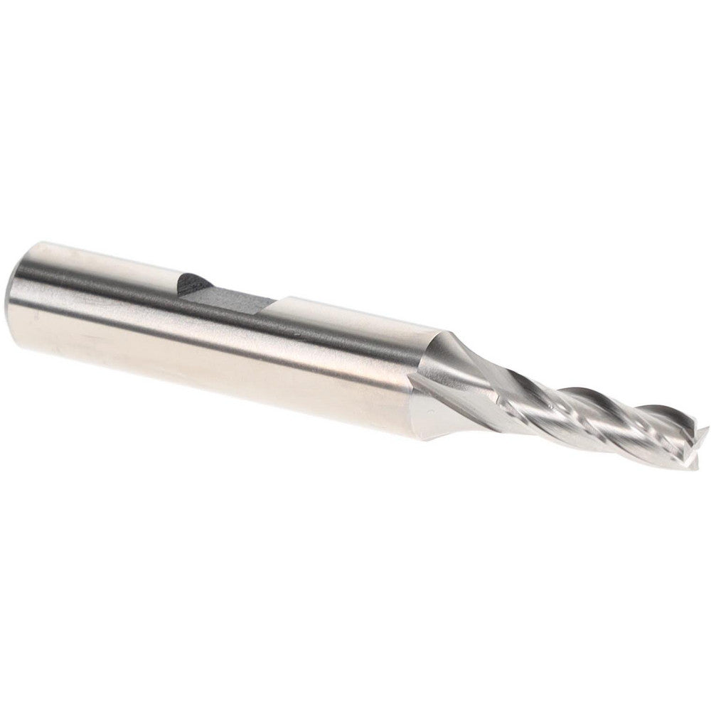 Hertel E199921256 Square End Mill 13/64" Dia, 4 Flutes, 5/8" LOC, High Speed Steel, 30 &deg Helix