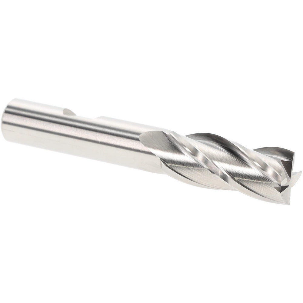 Hertel E199921299 Square End Mill 19/32" Dia, 4 Flutes, 1-3/8" LOC, High Speed Steel, 30 &deg Helix