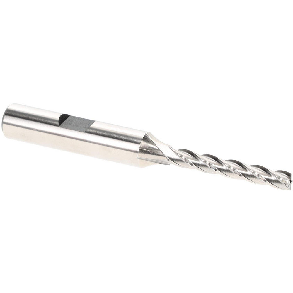 Hertel E199921252 Square End Mill 3/16" Dia, 4 Flutes, 1-1/4" LOC, High Speed Steel, 30 &deg Helix