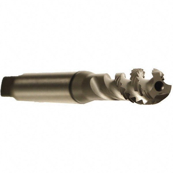 Emuge BU94C400.5010 Spiral Flute Tap 5/16-18, UNC, 3 Flute, Modified Bottoming, 2B Class of Fit, Cobalt, GLT-1 Finish
