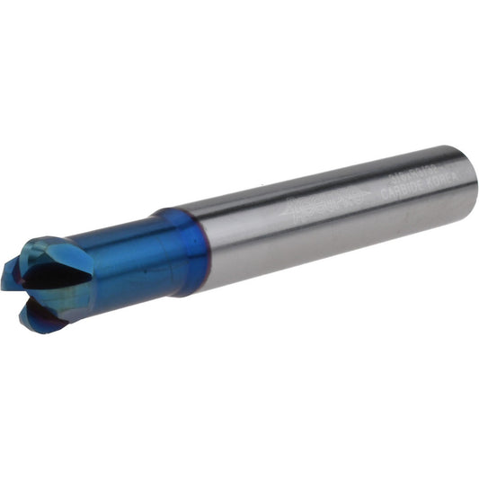 Accupro G8C2602406 Corner Radius End Mill 3/8" Dia, 0.15" LOC, 3/32" Radius, 4 Flutes, Solid Carbide