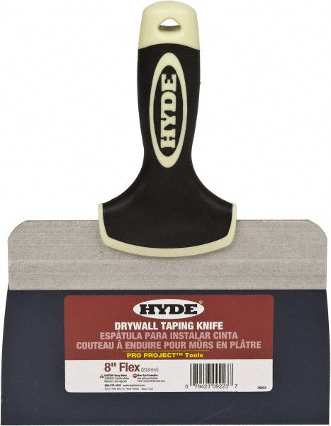 Hyde Tools 09223 Taping Knife Tempered Steel, 8" Wide