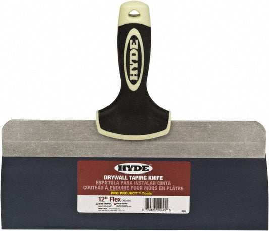 Hyde Tools 09243 Taping Knife Tempered Steel, 12" Wide