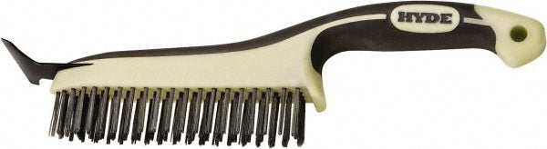 Hyde Tools 46834 Scratch Brush 20 Row, 4 Column, Steel