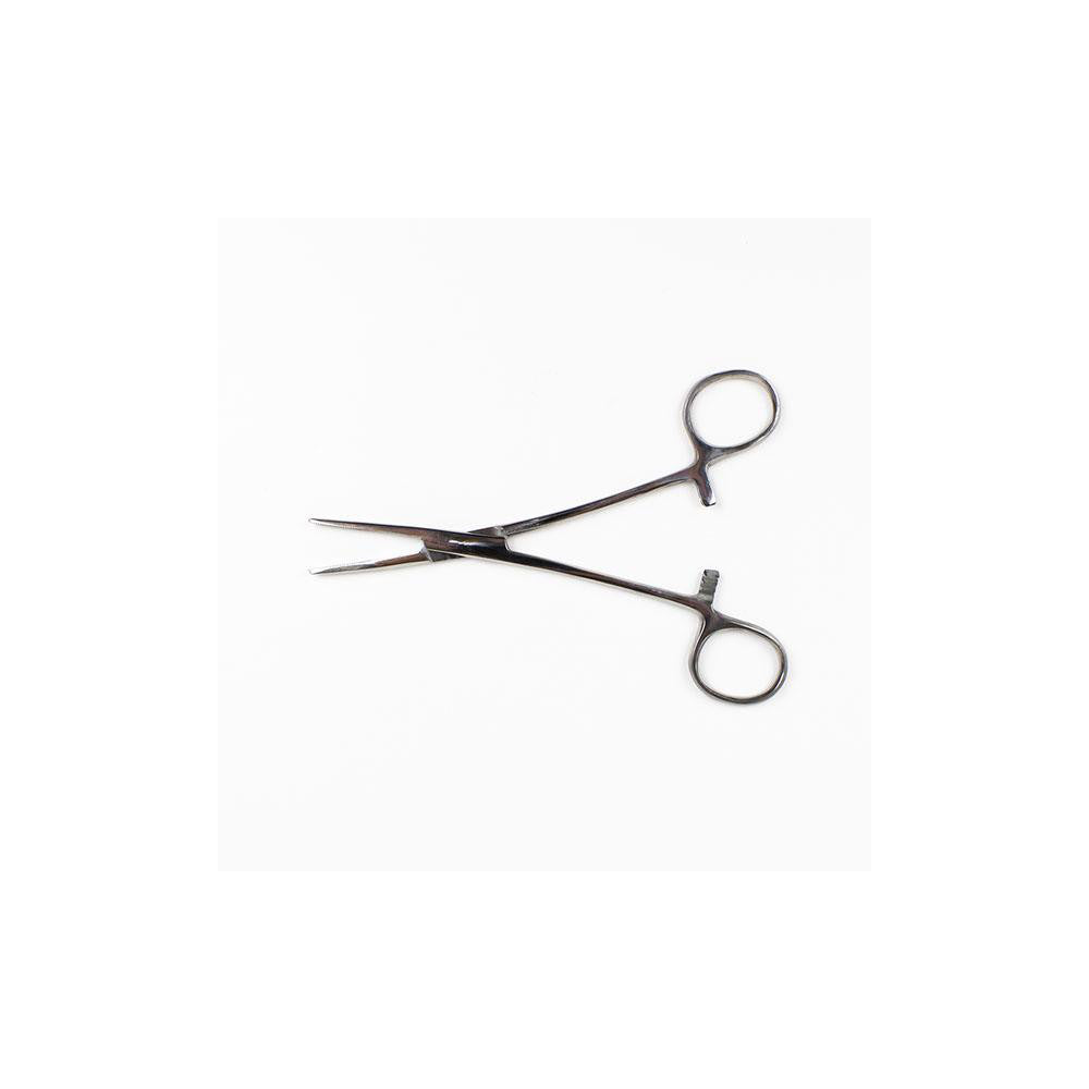 Excel Blades 55540 Hemostat Tweezer All Purpose, Stainless Steel, Straight Tip, 5-1/2" OAL