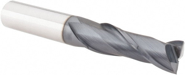 Accupro EM15403201 Square End Mill 1/2'' Dia, 1-1/2'' LOC, 1/2'' Shank Dia, 3-1/2'' OAL, 2 Flutes, Solid Carbide