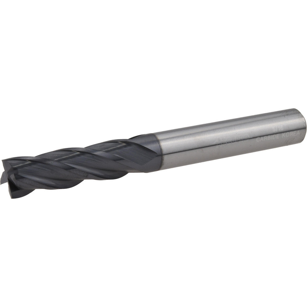 Accupro EM15302001 Square End Mill 5/16'' Dia, 1'' LOC, 5/16'' Shank Dia, 2-3/4'' OAL, 4 Flutes, Solid Carbide