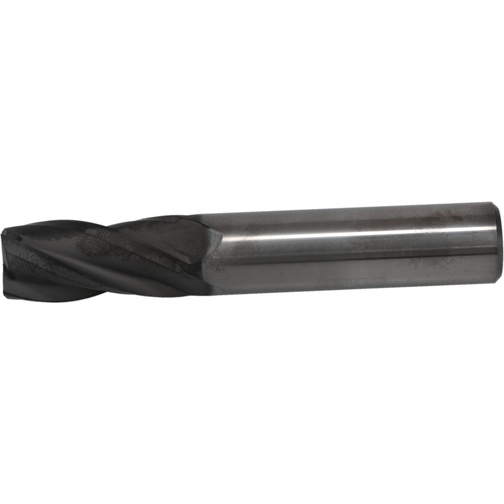 Accupro EI107032 Square End Mill 1/2'' Dia, 1'' LOC, 1/2'' Shank Dia, 3'' OAL, 4 Flutes, Solid Carbide