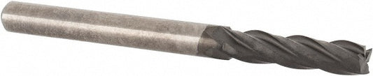 Accupro EI107008 Square End Mill 1/8'' Dia, 1/2'' LOC, 1/8'' Shank Dia, 1-1/2'' OAL, 4 Flutes, Solid Carbide