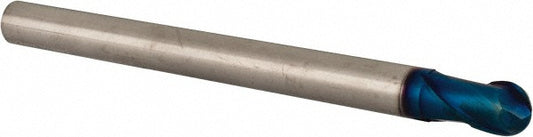 Accupro G8A43020 Ball End Mill 0.3125" Dia, 0.3125" LOC, 2 Flute, Solid Carbide