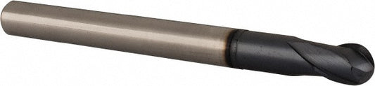 Accupro EM96102401 Ball End Mill 0.375" Dia, 0.375" LOC, 2 Flute, Solid Carbide