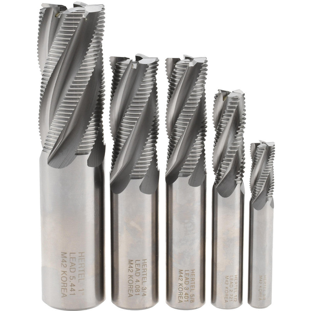 Hertel 87646642 End Mill Set 1" Dia, 4 Flute, Square End