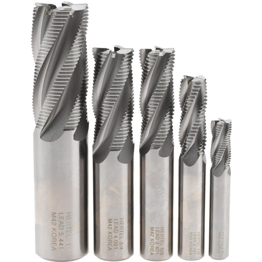 Hertel 87646642 End Mill Set 1" Dia, 4 Flute, Square End