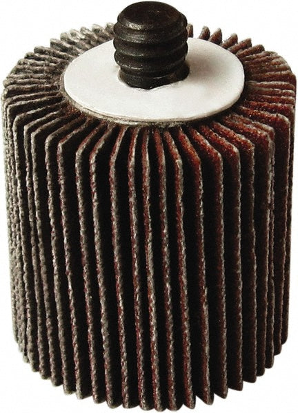 Tru-Maxx SZQCA120 Mounted Flap Wheel 1/2" Face Width, 120 Grit, Aluminum Oxide