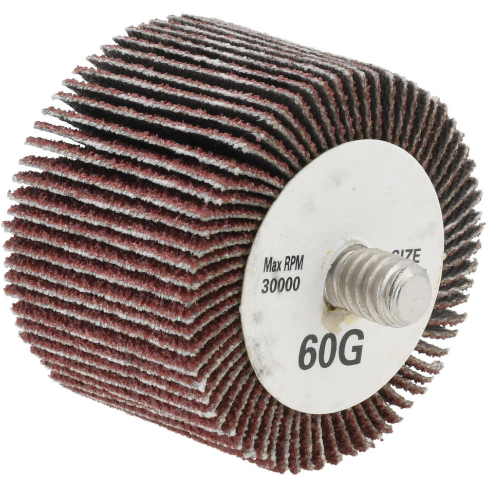 Tru-Maxx SZQC560 Mounted Flap Wheel 1" Face Width, 60 Grit, Aluminum Oxide