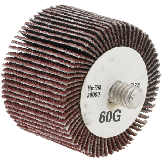 Tru-Maxx SZQC560 Mounted Flap Wheel 1" Face Width, 60 Grit, Aluminum Oxide