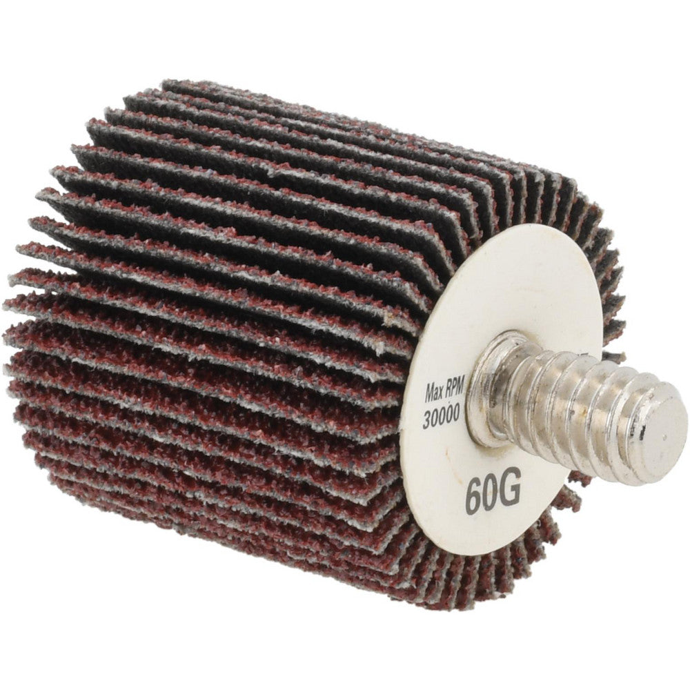 Tru-Maxx SZQC360 Mounted Flap Wheel 1" Face Width, 60 Grit, Aluminum Oxide