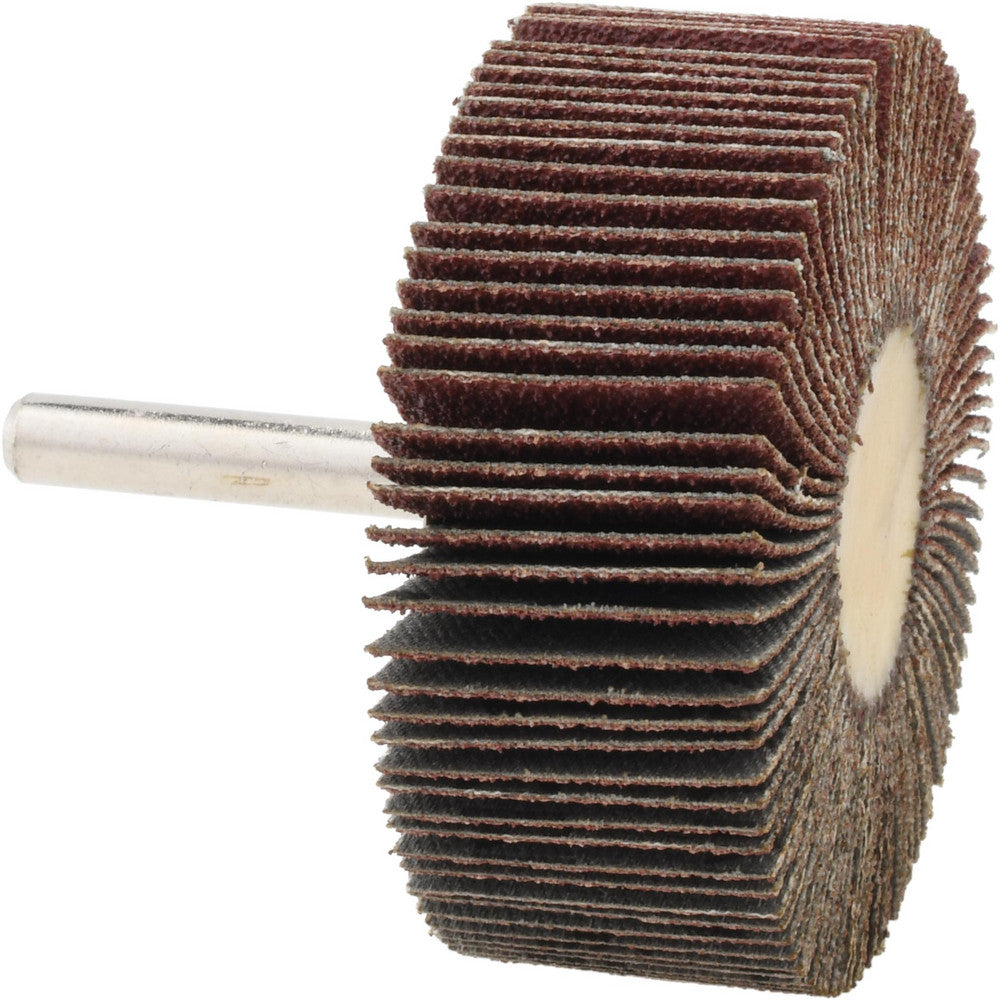 Tru-Maxx SZMFW960 Mounted Flap Wheel 2-1/2" Dia, 1" Face Width, 60 Grit, Aluminum Oxide