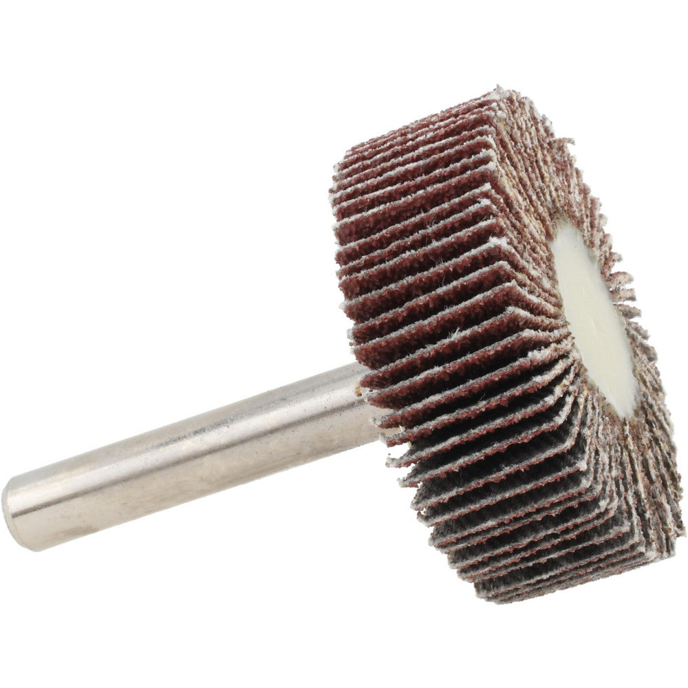 Tru-Maxx SZMFW360 Mounted Flap Wheel 1-1/2" Dia, 1/2" Face Width, 60 Grit, Aluminum Oxide