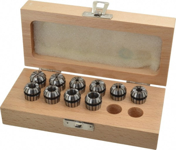 Parlec ER16-S010 Collet Set 10 Pc, Series ER16