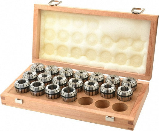 Parlec ER32-S018 Collet Set 18 Pc, Series ER32