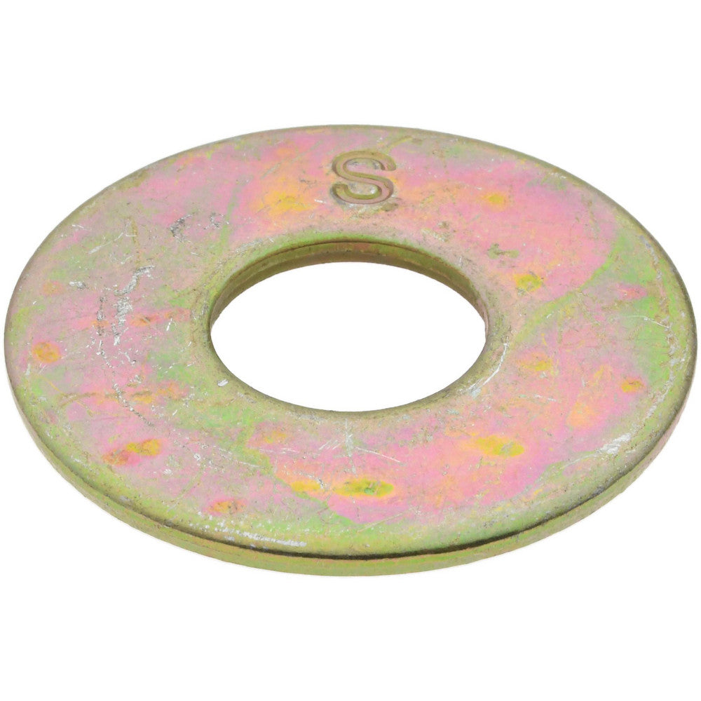 Value Collection 87723524 7/16" Screw USS Flat Washer Alloy Steel, Zinc Yellow Dichromate Finish