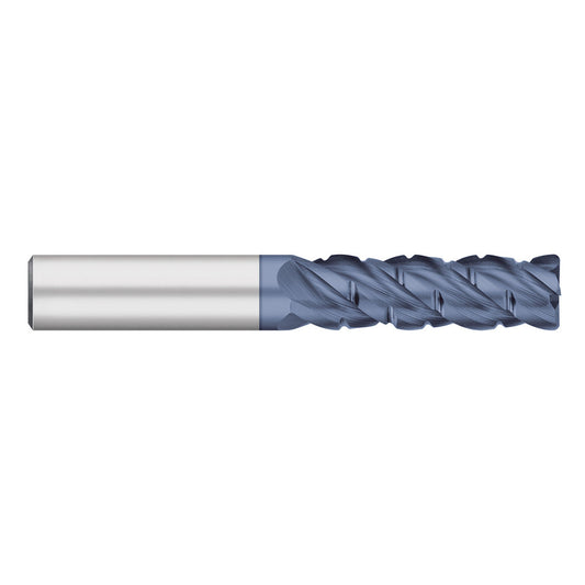 Titan USA TC29890 Roughing End Mill 1/2" Dia, 4 Flutes, 0.03" Corner Radius, Corner Radius End