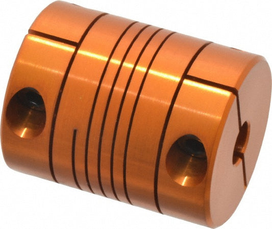 Lovejoy 68514456642 Flexible Clamp Hub Anodized Aluminum, 1/4" Pipe, 1.25" OAL