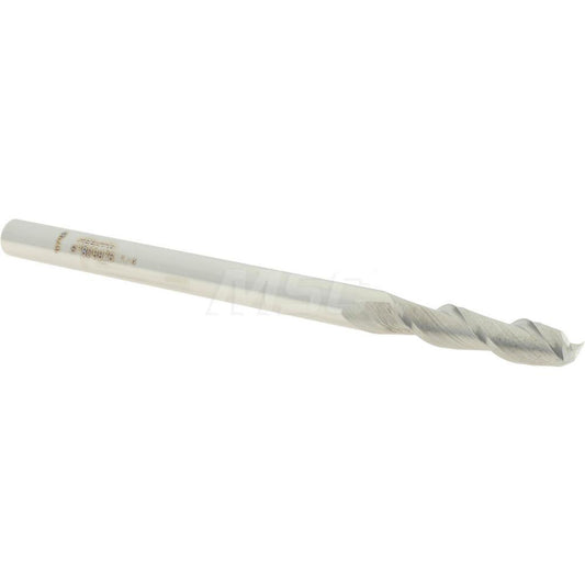 Accupro 87809976 Square End Mill 1/4'' Dia, 1'' LOC, 1/4'' Shank Dia, 4'' OAL, 2 Flutes, Solid Carbide