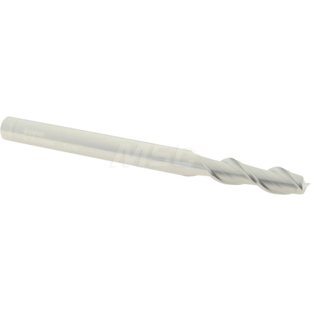 Accupro 87809984 Square End Mill 5/16'' Dia, 1'' LOC, 5/16'' Shank Dia, 4'' OAL, 2 Flutes, Solid Carbide