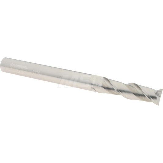 Accupro 87810024 Square End Mill 9/16'' Dia, 2'' LOC, 9/16'' Shank Dia, 6'' OAL, 2 Flutes, Solid Carbide