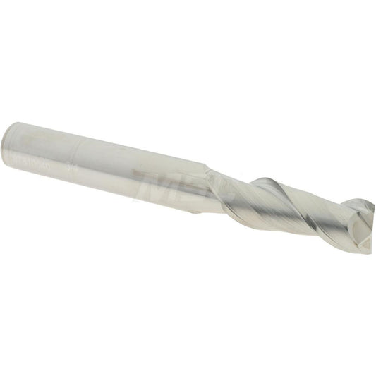 Accupro 87810040 Square End Mill 3/4'' Dia, 2'' LOC, 3/4'' Shank Dia, 6'' OAL, 2 Flutes, Solid Carbide