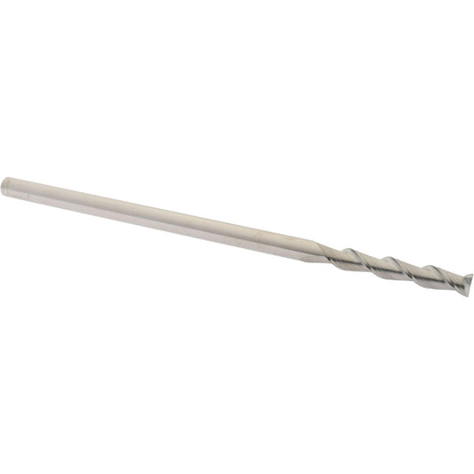 Accupro 87810057 Square End Mill 1/4'' Dia, 1-1/2'' LOC, 1/4'' Shank Dia, 6'' OAL, 2 Flutes, Solid Carbide