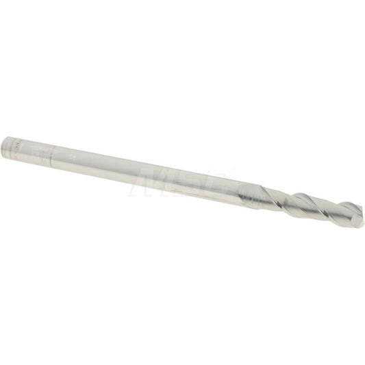 Accupro 87810073 Square End Mill 3/8'' Dia, 1-1/2'' LOC, 3/8'' Shank Dia, 6'' OAL, 2 Flutes, Solid Carbide