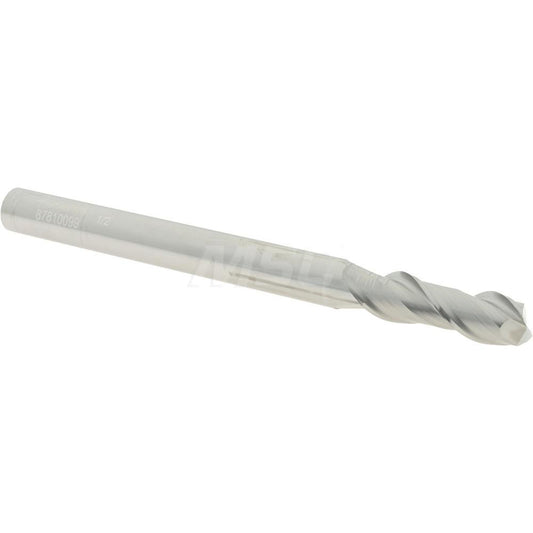 Accupro 87810099 Square End Mill 1/2'' Dia, 1-1/2'' LOC, 1/2'' Shank Dia, 6'' OAL, 2 Flutes, Solid Carbide
