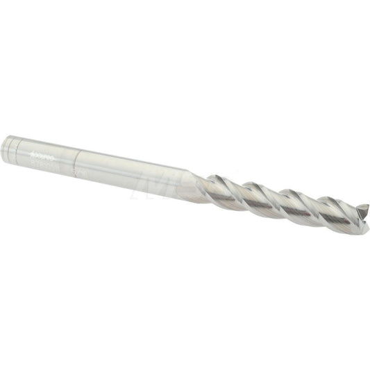 Accupro 87810511 Square End Mill 5/16'' Dia, 1-5/8'' LOC, 5/16'' Shank Dia, 4'' OAL, 3 Flutes, Solid Carbide