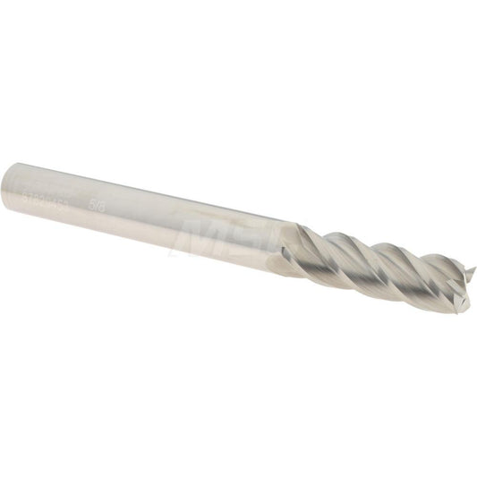 Accupro 87829453 Square End Mill 5/8'' Dia, 2'' LOC, 5/8'' Shank Dia, 6'' OAL, 4 Flutes, Solid Carbide