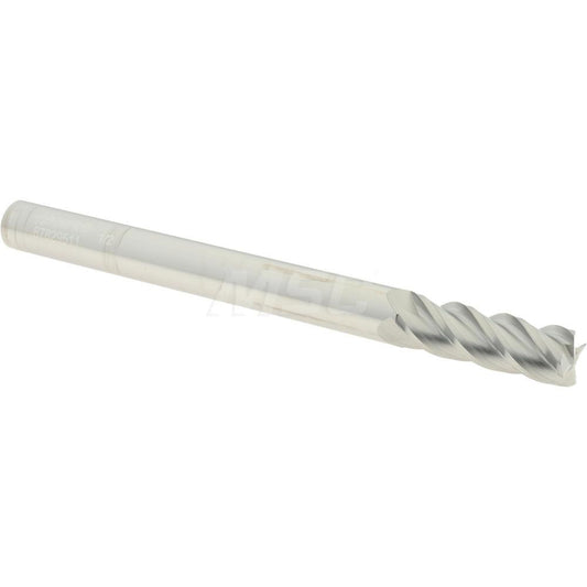 Accupro 87829511 Square End Mill 1/2'' Dia, 1-1/2'' LOC, 1/2'' Shank Dia, 6'' OAL, 4 Flutes, Solid Carbide