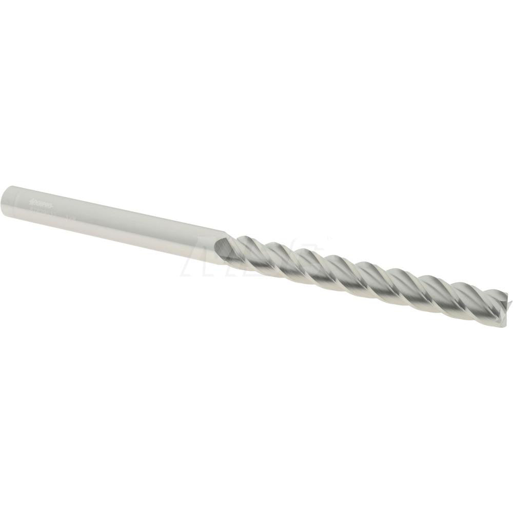 Accupro 87829537 Square End Mill 3/8'' Dia, 3'' LOC, 3/8'' Shank Dia, 6'' OAL, 4 Flutes, Solid Carbide