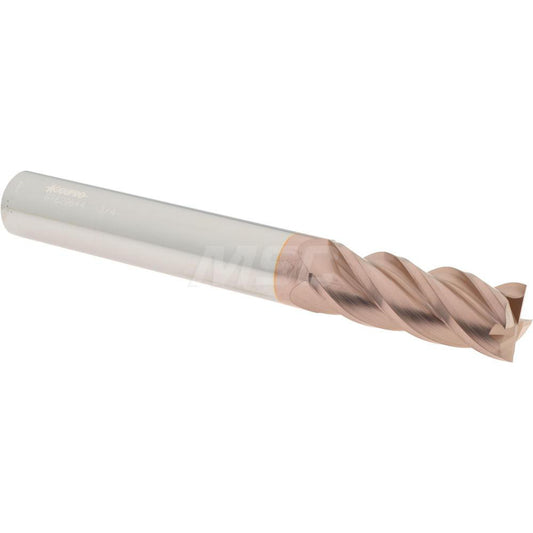 Accupro 87829644 Square End Mill 3/4'' Dia, 2'' LOC, 3/4'' Shank Dia, 6'' OAL, 4 Flutes, Solid Carbide