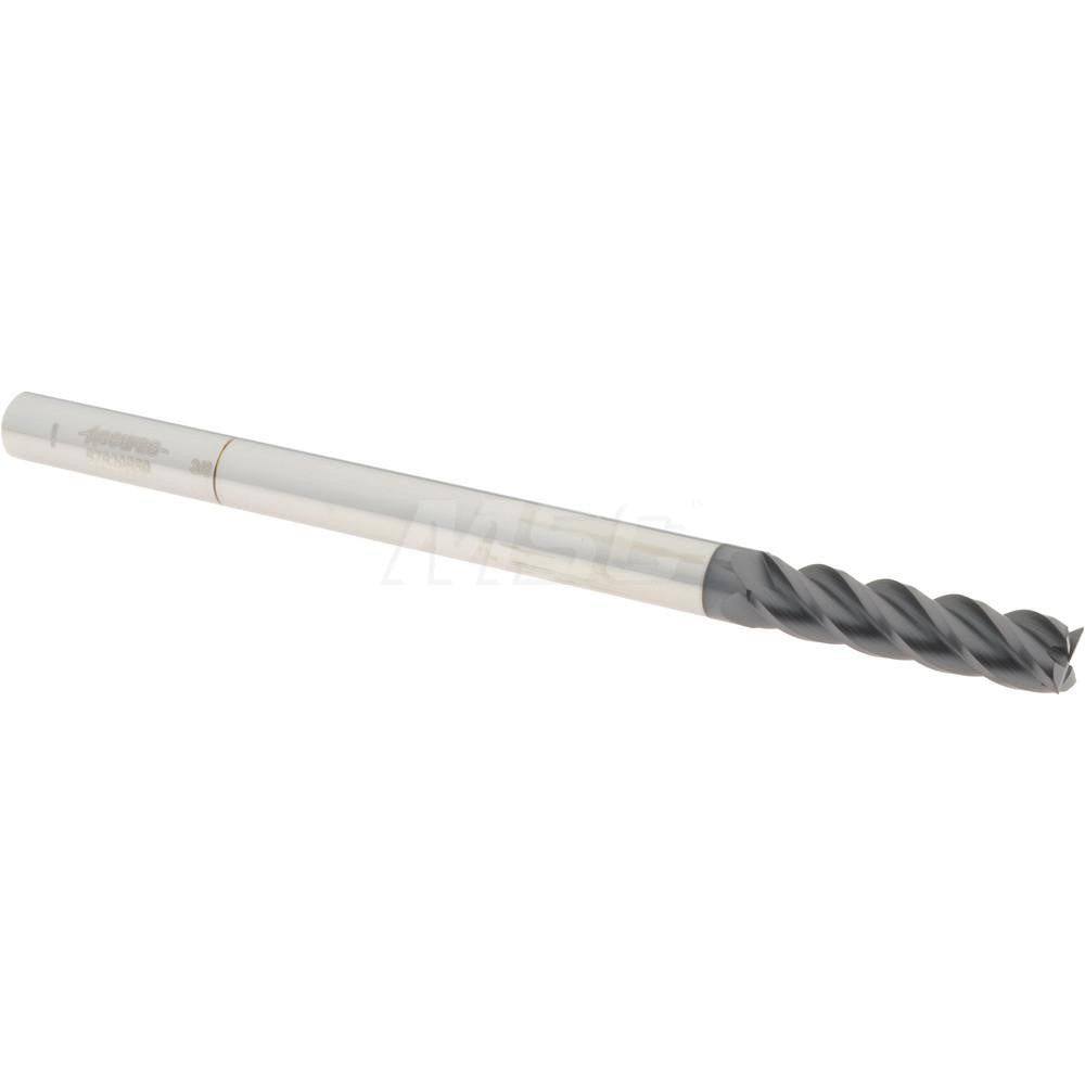 Accupro 87829859 Square End Mill 3/8'' Dia, 1-1/2'' LOC, 3/8'' Shank Dia, 6'' OAL, 4 Flutes, Solid Carbide